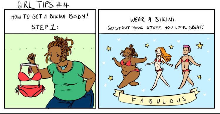 Image result for bikini body step one have a body